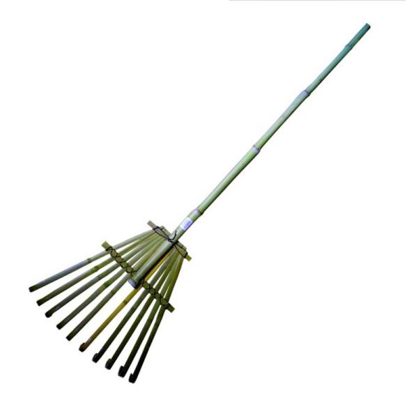 強力型 オニクマデ 竹製 10本爪 47×155cm 極太爪 鬼熊手 竹熊手 熊手 くまで クマデ ...