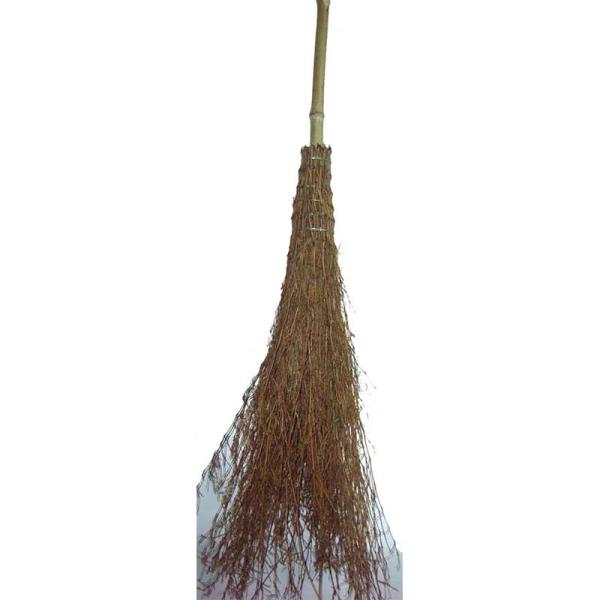 竹ほうき 無印 6段 竹箒 竹製 ほうき 箒 6段締め 六段 掃除 清掃 掃除用品 清掃用品 玄関 ...