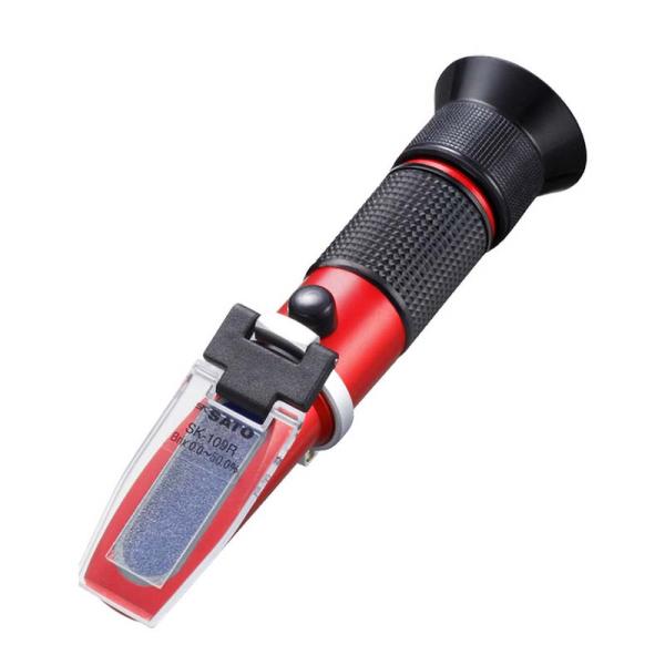 手持屈折計 自動温度補正付 SK-109R 0189-00 Brix 0.0〜50.0% 糖度 濃度...