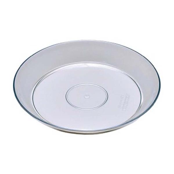 クリアプレート 4号 クリア 150-3540-0 フラワーベース ポット 受け皿 花材 花器 花瓶...