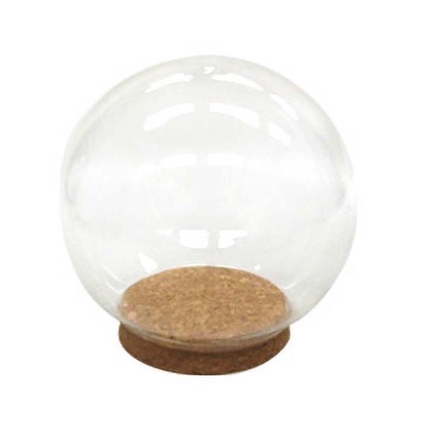 6個 ガラス ドーム・ウィズ・コルク Glass Dome with Cork 777-433-00...