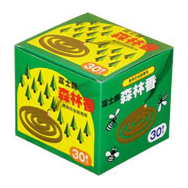 30巻入 富士錦 森林香 緑箱 携帯防虫器専用 児玉 強力線香 野外用 アウトドア 防虫 福KD