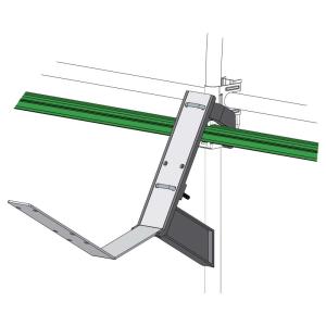 ビニールハウス部材 レインペットワイド穴なし 4m 10枚入 RP-W-4 連棟
