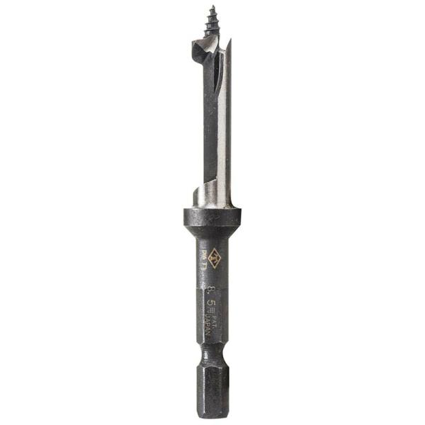 六角軸 しいたけビット 深穴 8.5mm用 No.2135-85 椎茸 穴あけ ドリル 高芝ギムネ ...