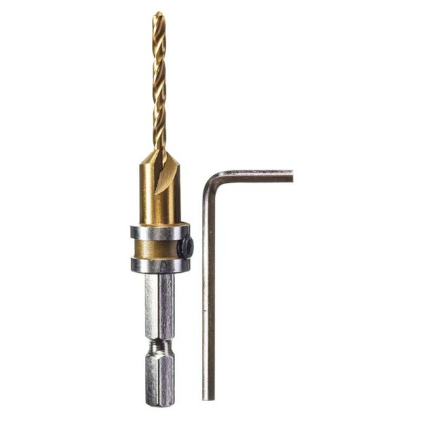 パイロットビット 4×10.5mm No.2110 皿取り錐 ビス 穴あけ チタンコーティング ドリ...