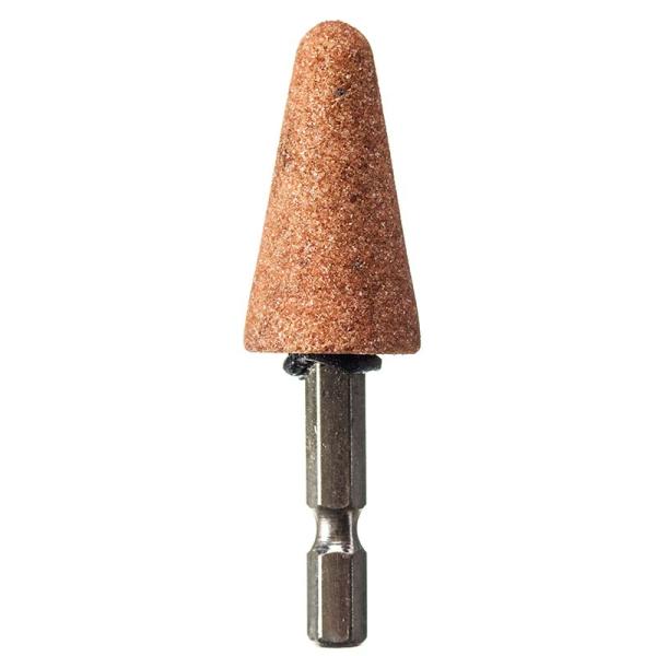 軸付砥石 金属用 円すい No.5008 六角軸 砥石 研削 高芝ギムネ 三冨D