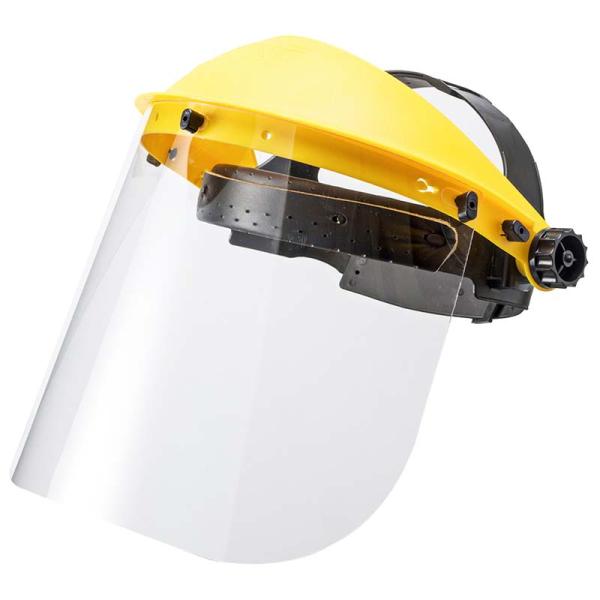 24個 フェイスシールド クリア ダイヤル調整式 No.2803 安全保護具 シールド 高芝ギムネ ...