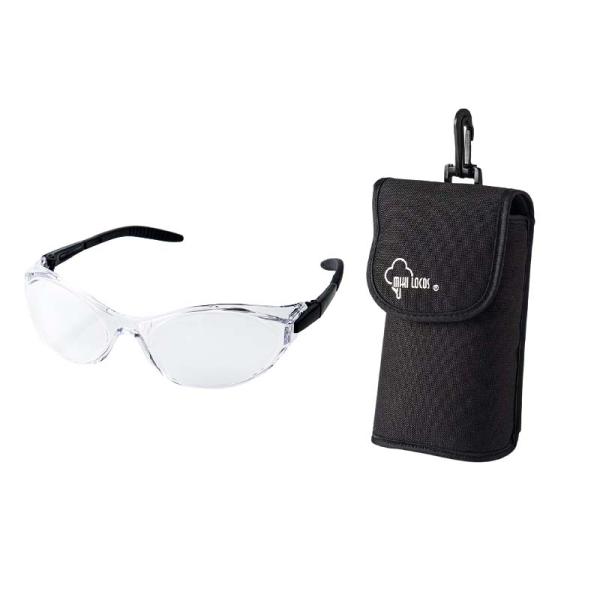 プロ用 職人ゴーグル 専用ケース付 クリアー No.2733-T ゴーグル メガネ 眼鏡 UVカット...
