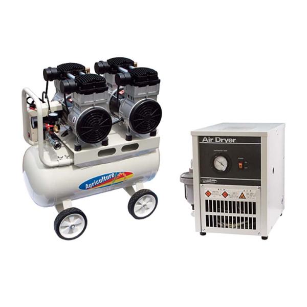 選別機対応 コンプレッサ 接続セット AG-3039SET タンク容量39L 3馬力 オイルレス エ...