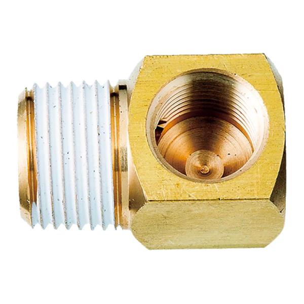 PTエルボ テーパめねじ用×テーパおねじ用 R3/8×Rc3/8 AG-N-533 エアツール パオ...