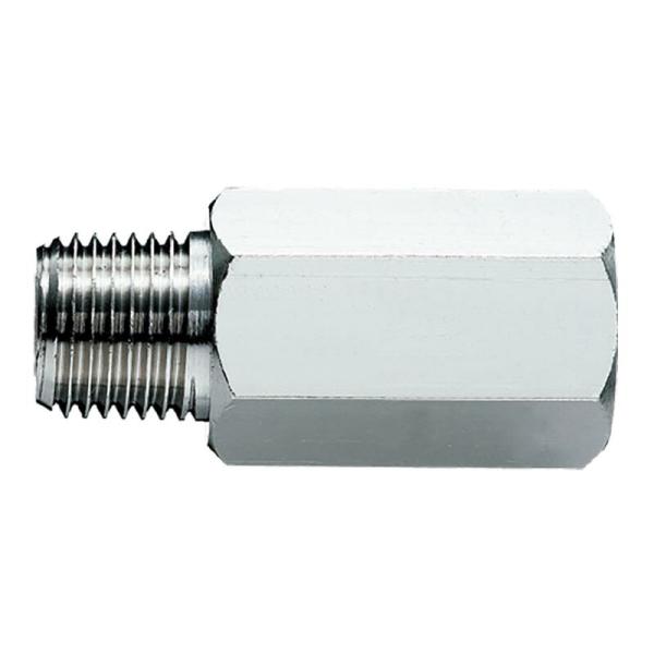 延長 ニップル 同径 テーパめねじ用×テーパおねじ用 R1/4×Rc1/4 AG-N-422LG エ...