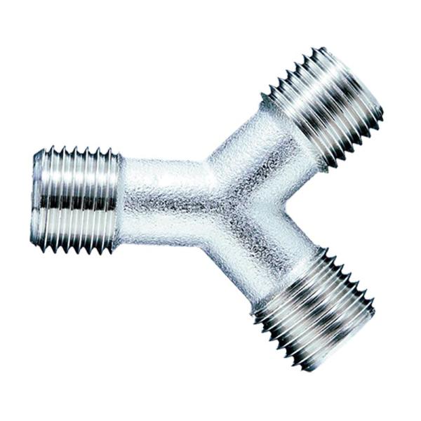 Y型ニップル 同径平行めねじ用 G3/8×G3/8×G3/8 AG-N-133Y エアツール パオッ...