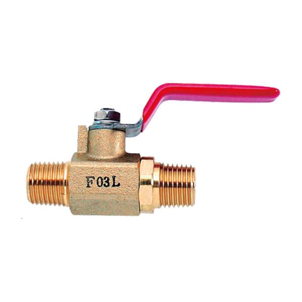 ボールコック スチールレバー めねじ用×めねじ用 R1/4×R1/4 AG-C-722 エアツール ...