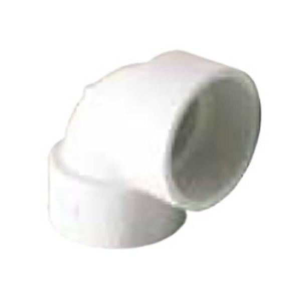 空調用 ドレン継手 DA DVタイプ 90°エルボ DA-DL40 56個 ホワイト 179540 ...