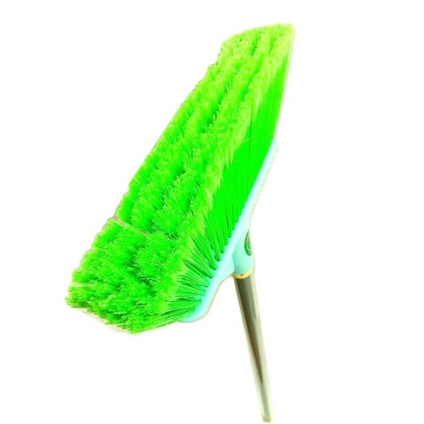 こけらほうき 箒 ポリエチレン製 全長1350mm 毛数約4000本 清掃用品 結一産業 三冨D