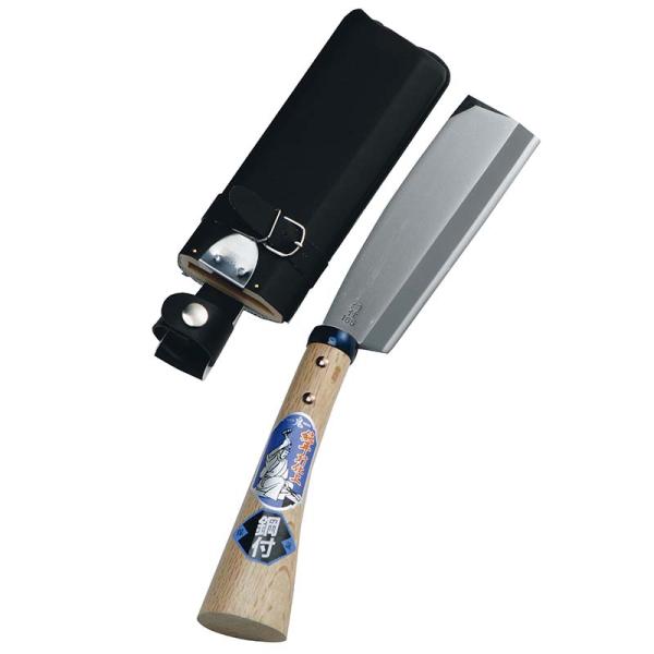 手打ヤスキ鋼付 サヤ付鉈 210mm 07025 鉈 なた 薪割り 小枝打ち 燕三条製 浅野木工所 ...