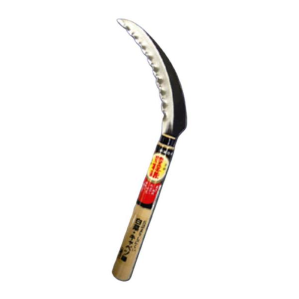 収穫鎌 白菜・キャベツ鎌 波刃 210柄付 H-108 かま 鎌 豊稔 ホウネンミヤワキ 三冨D