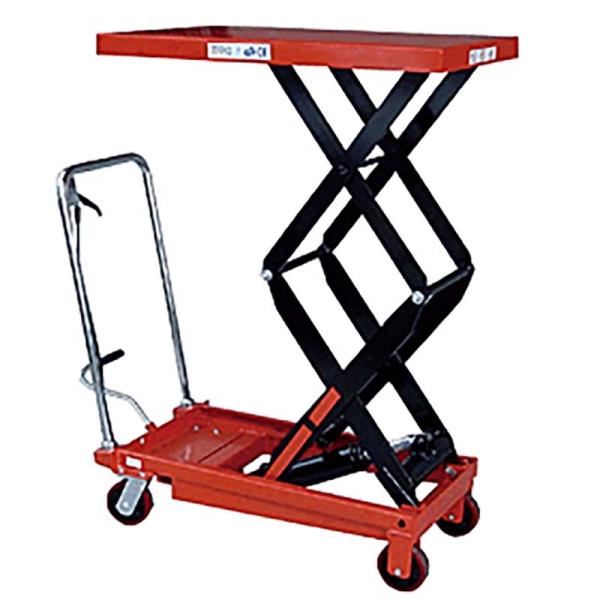 油圧テーブルリフト 油圧式 テーブル運搬車 350kg 高上昇タイプ KT-350HL 運搬 リフト...