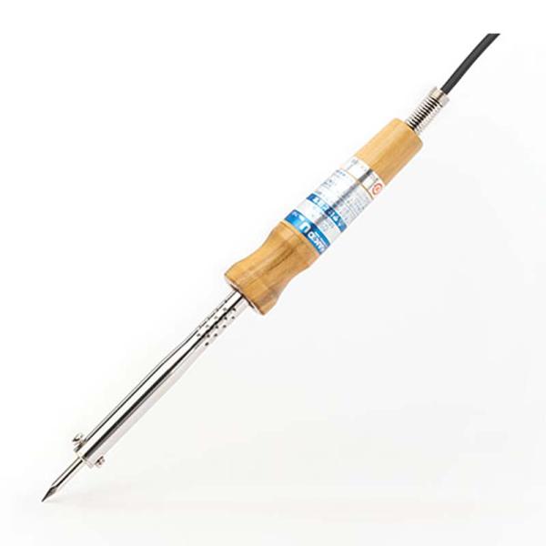 はんだ ニクロムヒーター はんだこて ユー 40W 木柄タイプ 740P 銅こて先CA5付 平型プラ...