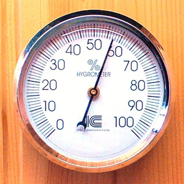 湿度計 サーモ510 10個 ホワイト ステンレス 湿度 アイシー IC 金TD