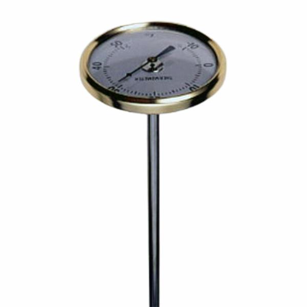 温度計 育苗用温度計 25cm バイメタル 土壌 育苗 温度 測定 管理 アイシー IC 金TD