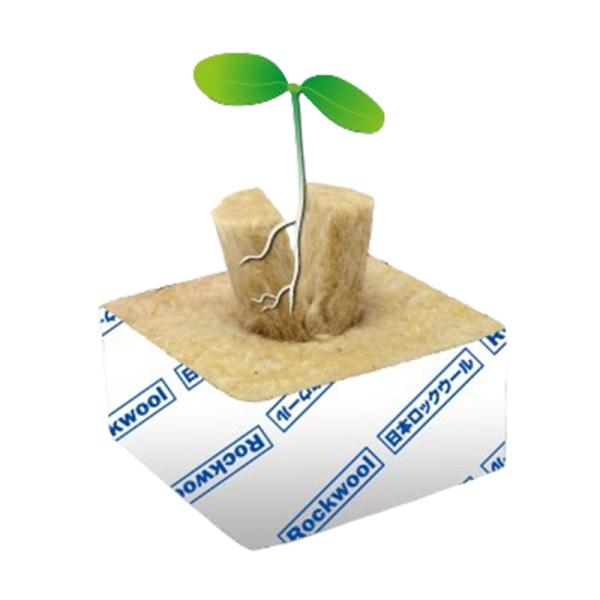 やさいはなポット 円柱カット 50×100×100mm 324入 円柱直径40mm 日本ロックウール...