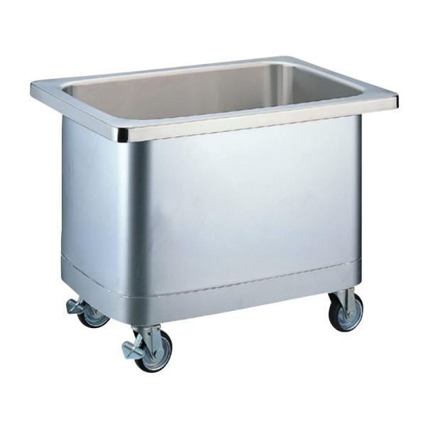 移動式 ステンレスタンク ダストカート 小型 TO-501N-S 容量約240L スギコ 耐久性 耐...