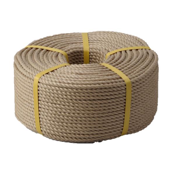 麻ロープ ジュートロープ 正丸 5mm×400m 5巻 麻 ロープ 丸三産業 サT 個人宅配送不可 ...