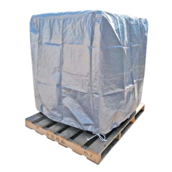 UV#3400 シルバーパレットカバー 1200×1200×1300mm 物流資材 カバー 小泉製麻...