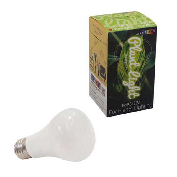 植物育成ライト LED電球 BULB&amp;PAR 口金E26 LPL05WB2K 2700K 白色LED...