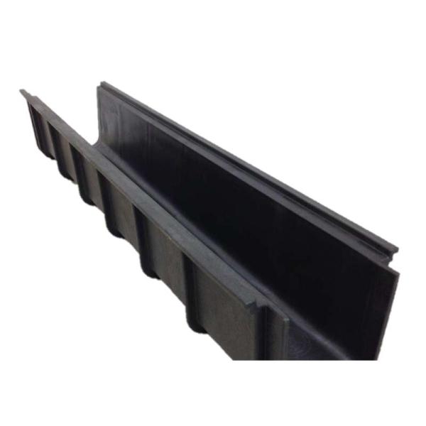 5本 U字溝 軽量プラスチック製 U150 幅150mm プラスチック素材の簡易 U字路 排水溝 排...