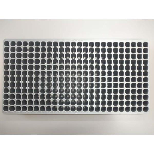 100枚 プラグトレー 銀 288穴 リブなし 300×589mm ポリプロピレン 国産 全農タイプ...