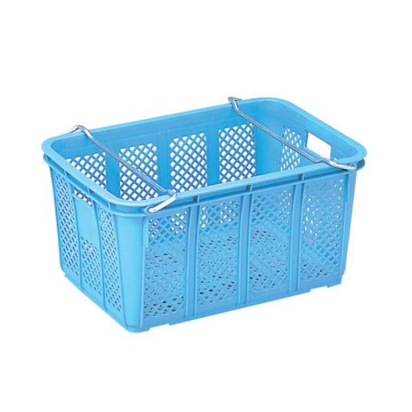 コンテナ サンテナー Aタイプ A#50 ライトブルー ハンドル付 容量44.3L コンテナー 収納...