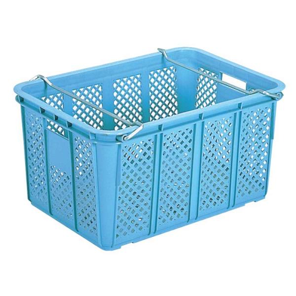 コンテナ サンテナー Aタイプ A#80 ライトブルー ハンドル付 容量75.2L コンテナー 収納...