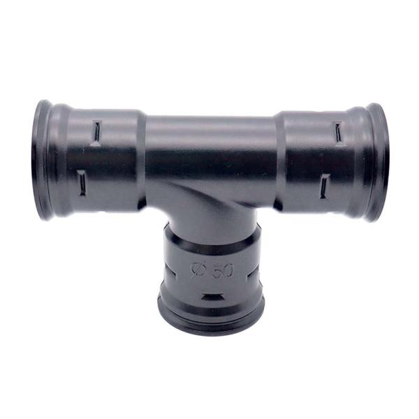 暗渠パイプ部品 T字管 φ50mm PE暗渠排水管 部品 暗渠パイプ あんきょ資材 水はけ 水たまり...
