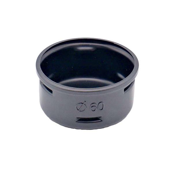 暗渠パイプ部品 キャップ φ60mm PE暗渠排水管 部品 暗渠パイプ あんきょ資材 水はけ 水たま...