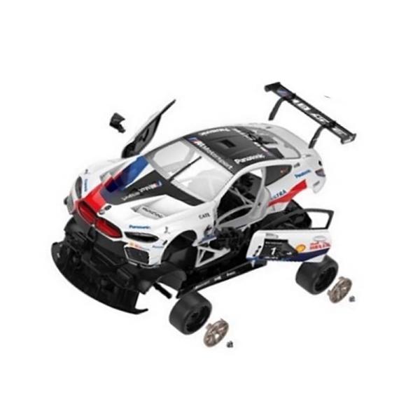 ラジコン 1/18 組立タイプ BMW M8 GTE ラジコンカー プラモデル RASTAR ハート...