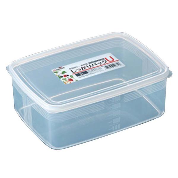保存容器 しっかりパック U K233 容量3L メモリ付 食品 保存 容器 収納 ケース キッチン...