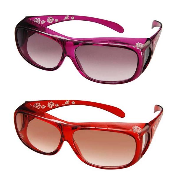 サングラス ガーデニンググラス ローズ ワイド みきかじや村 花粉対策 防塵対策 UVカット ガーデ...