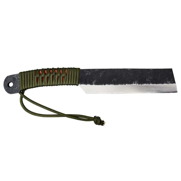 なた ラクーン 鉈両刃 黒打 165 パラコード柄 TS239 みきかじや村 ケース付 ナタ 焚火 ...