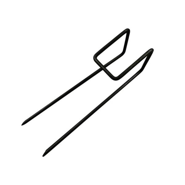 固定ピン U字溝180型簡易クリップ 100本入 040042 白崎コーポレーション 防草シート U...