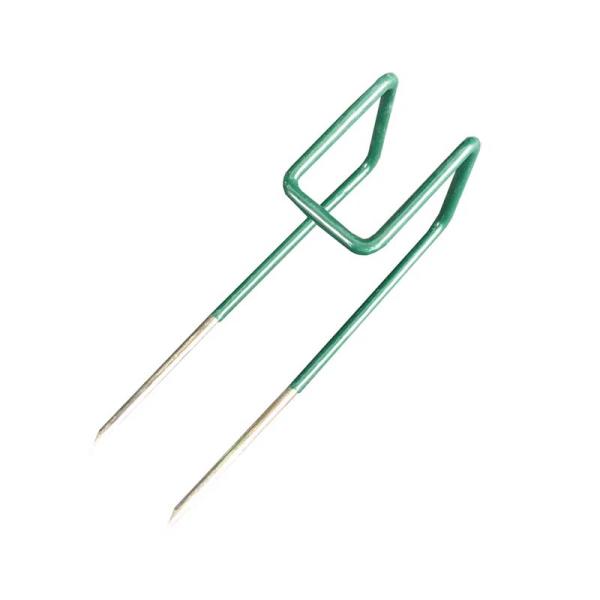 固定ピン U字溝300型簡易クリップ 100本入 040045 白崎コーポレーション 防草シート U...