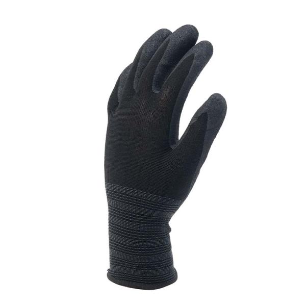 ニトリルゴム手袋 オイルグリップ ネオ FT-3380 黒 手袋 ニトリル 背抜きコート ゴム手袋 ...