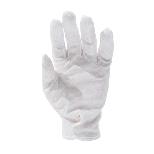 作業手袋 すべり止め付き ボタンホック綿セーム マチ付 FT-3206 白 綿 滑り止め ボツ付 手...