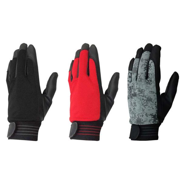 PU手袋 bisline PU縫製甲メリヤスマジック付手袋 FT-3714 ポリウレタン 縫製 手袋...