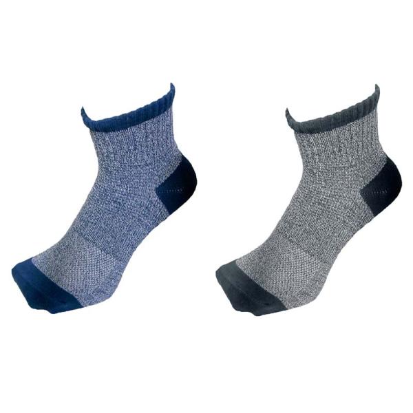 靴下 クールマックスソックス ショート丈 先丸タイプ 2足組 FT-1116 フリーサイズ アンクル...
