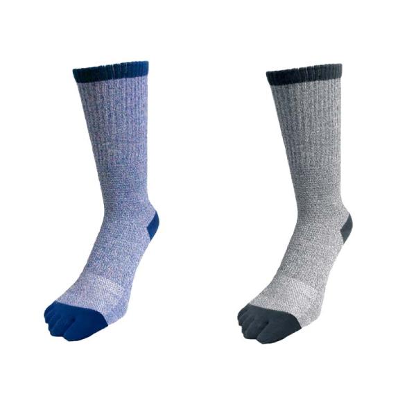 靴下 クールマックスソックス ロング丈 5本指タイプ 2足組 FT-2117 フリーサイズ 機能性 ...