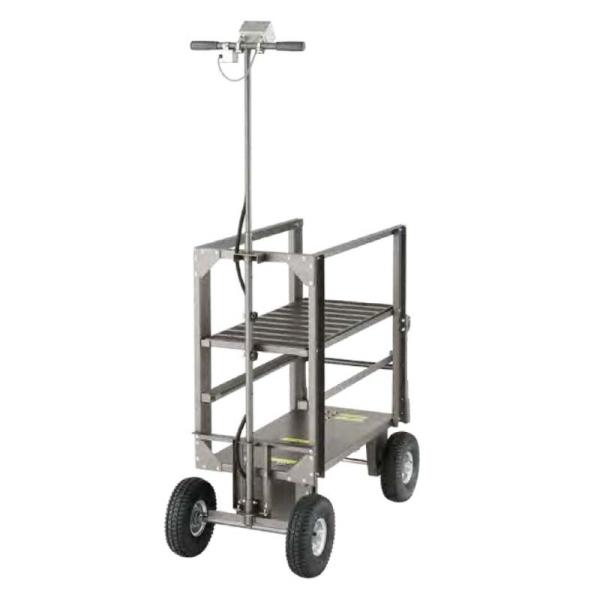 電動低所用作業車 フットスイッチ K-640N-T-1F タキゲン ハウス 電動 作業車 農業 園芸...