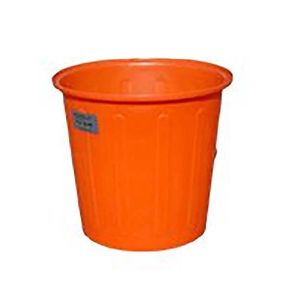 丸型開放容器 200L CPE-200 オレンジ ポリエチレン製 容器 丸型 バケツ モリマーサム樹...