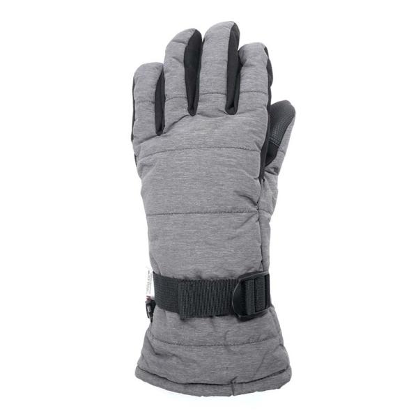 手袋 ファイバーダウン防水防寒グローブ FT-355402 グレー 防寒 防水 保温 冬 アウトドア...